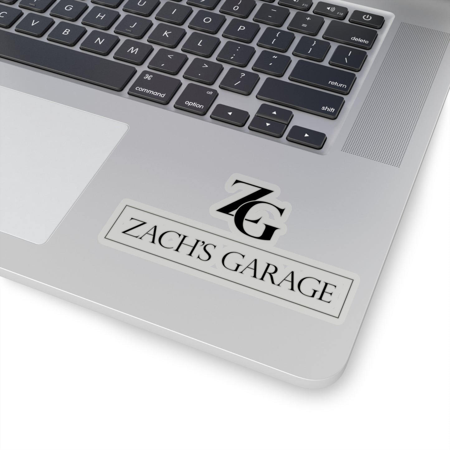 Full Zachs's garage Sticker