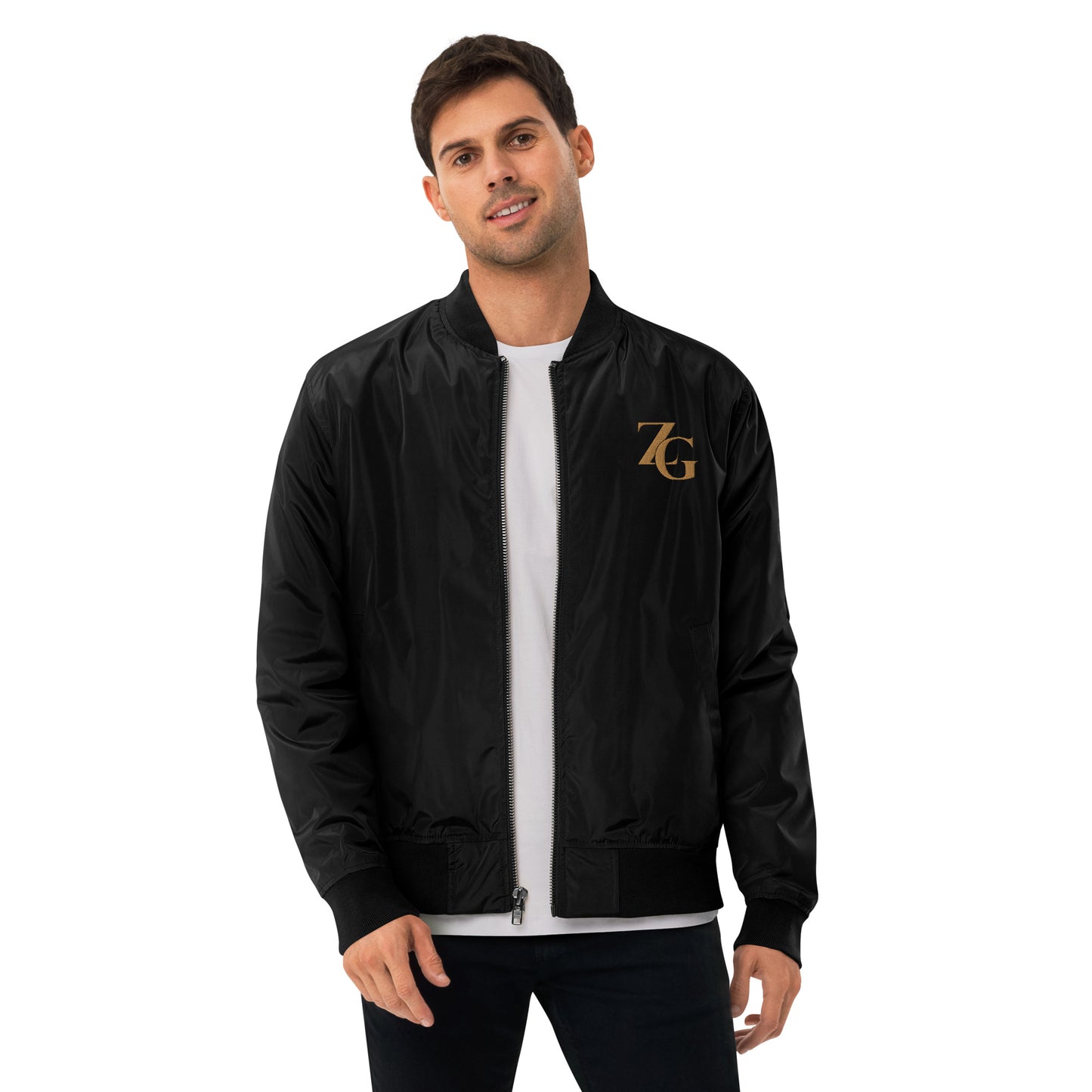 Zach's Garage bomber jacket